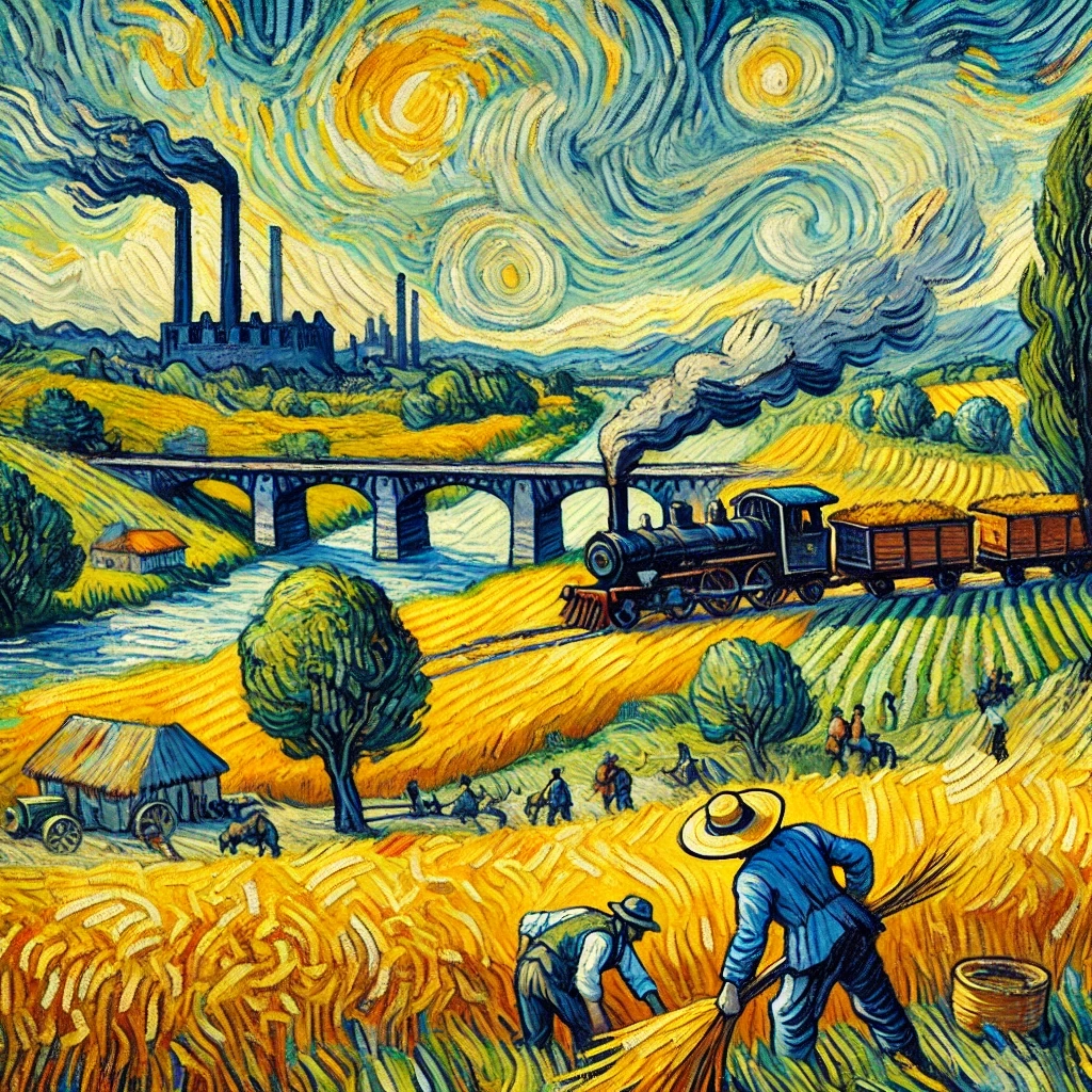 Van Gogh Industrial Revolution