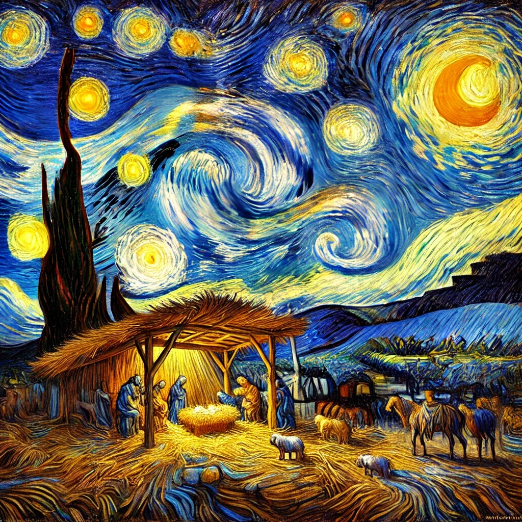 Van Gogh Nativity Scene