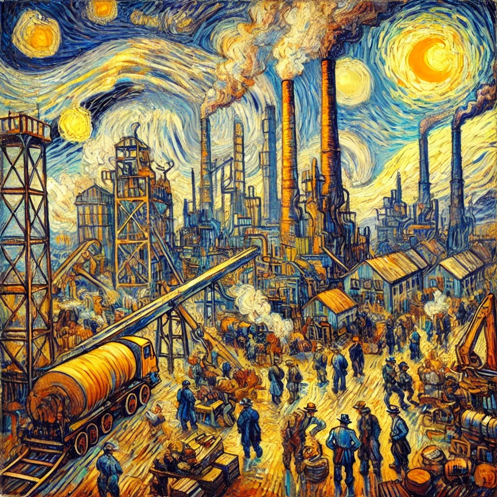 Van Gogh Industrial Revolution